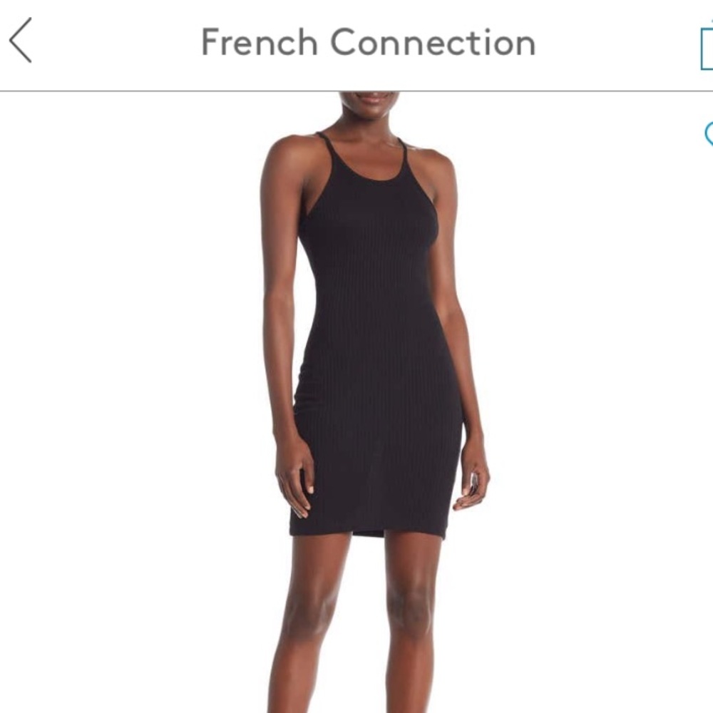 ribbed body con dress